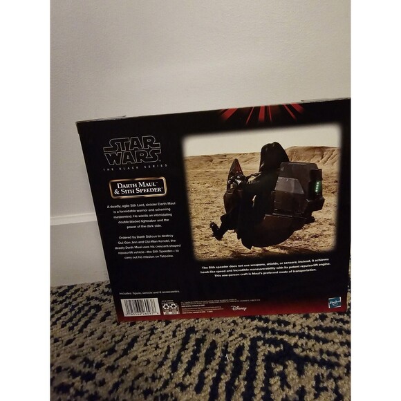 DARTH MAUL & SITH SPEEDER STAR WARS THE BLACK SERIES SDCC 2024 Hasbro Exclusive - Picture 5 of 7